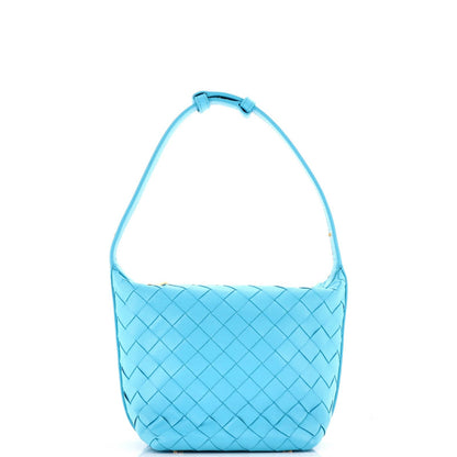Bottega Veneta Wallace Shoulder Bag Intrecciato Nappa Candy