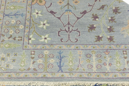 Handmade Tree of Life Oushak Chobi Oriental Rug