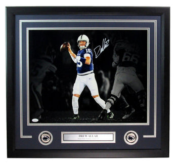 Drew Allar Autographed 16X20 Photo Penn State Framed Jsa 183316