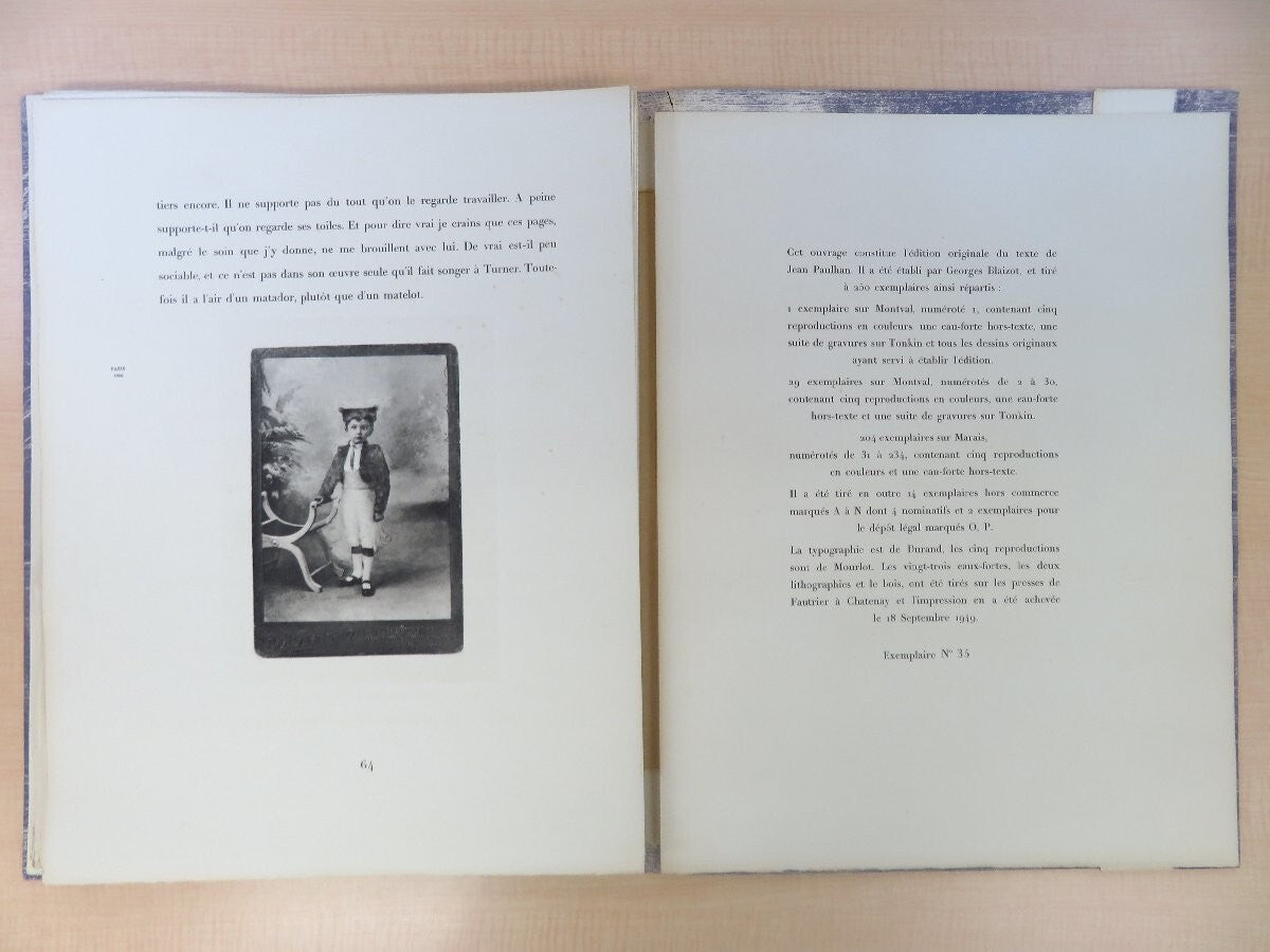 Jean Fautrier "Fautrier L'Enrag" 1949 1St Edition