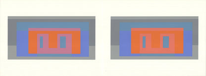 Josef Albers Formulation: Articulation I " Serigraph Abstract Gray