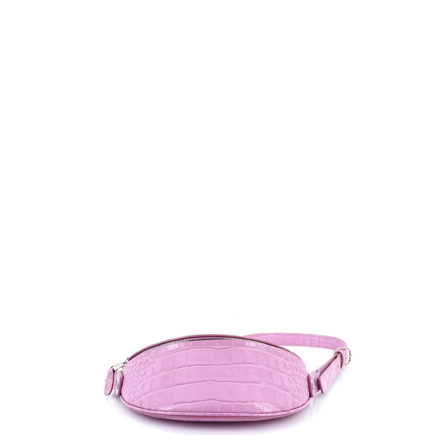 XXS Balenciaga Souvenir Belt Bag Crocodile Embossed Leather