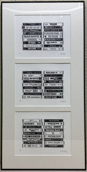 MARK DREW RAP HARD TO EARN Signed Print Letterpress AP mark chronic 2016