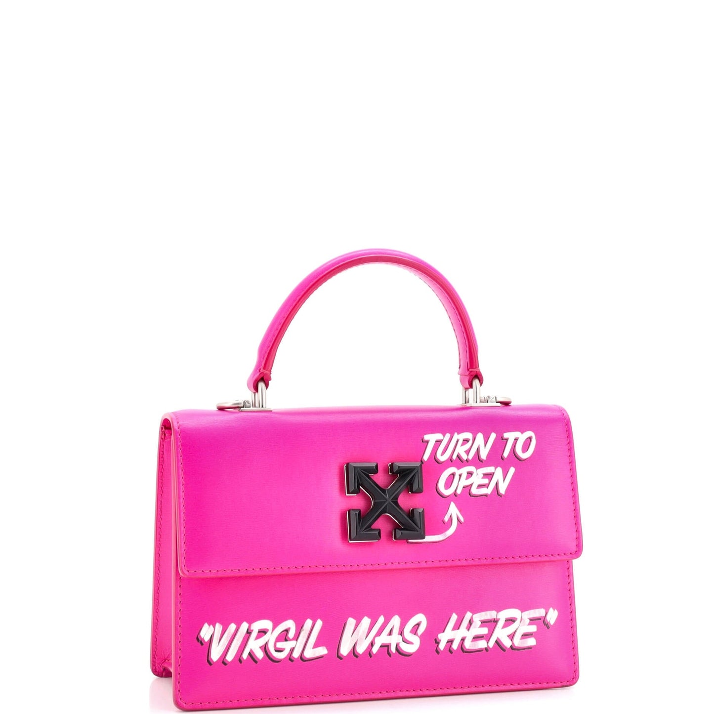 Off White Jitney 1.4 Bag Printed Leather