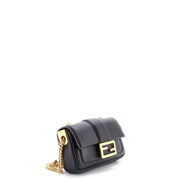 Fendi Chain Baguette Bag Leather Mini