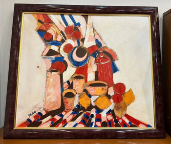 Jean-Marie Gerola (Italian) Signed Original Painting Oil Canvas 