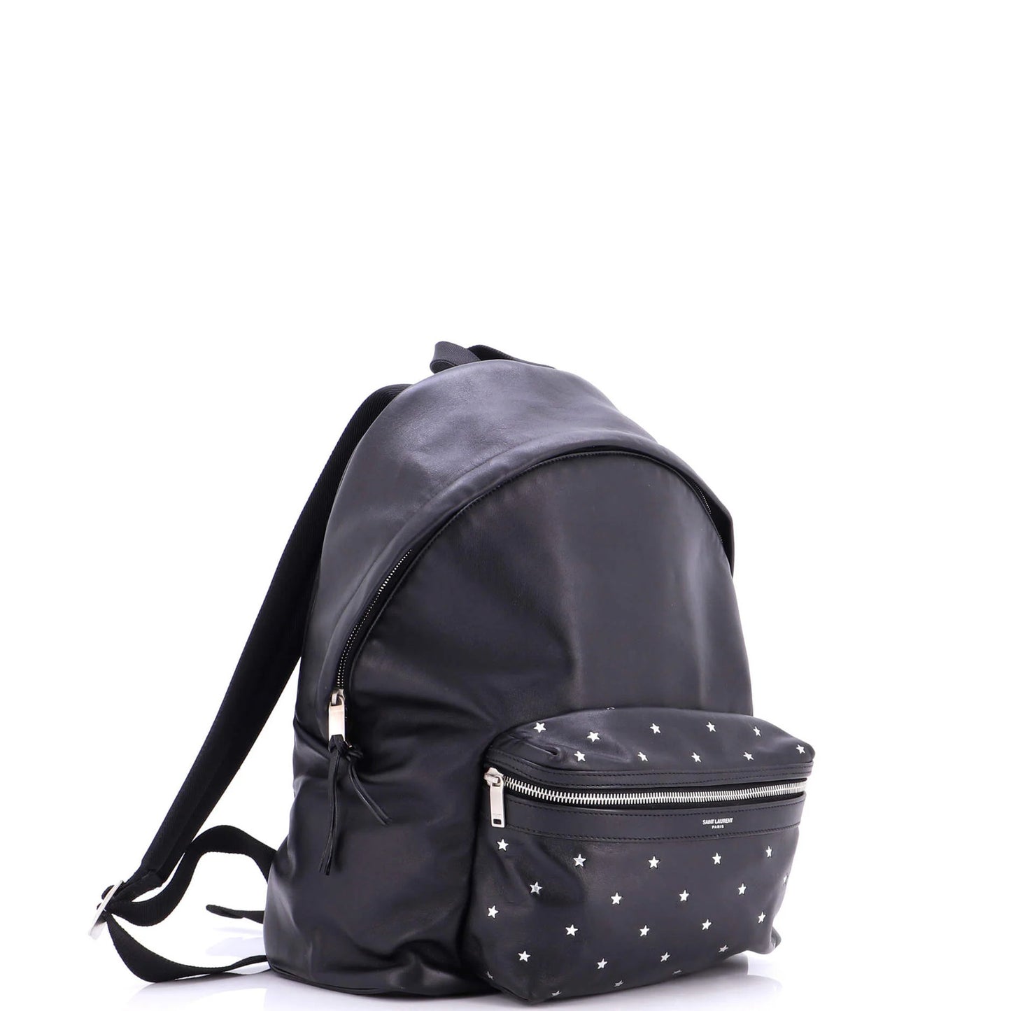 Saint Laurent City Backpack Embellished Calfskin Medium