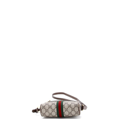 Gucci Ophidia Shoulder Bag Gg Coated Canvas Mini