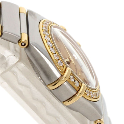 Omega Constellation Mini Bezel Diamond Watches 1367.10 Stainless