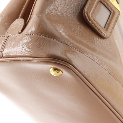 Prada Open Promenade Bag Vernice Saffiano Leather Large