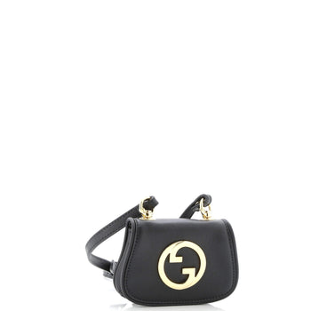 Gucci Blondie Nm Card Case Wallet With Strap Leather