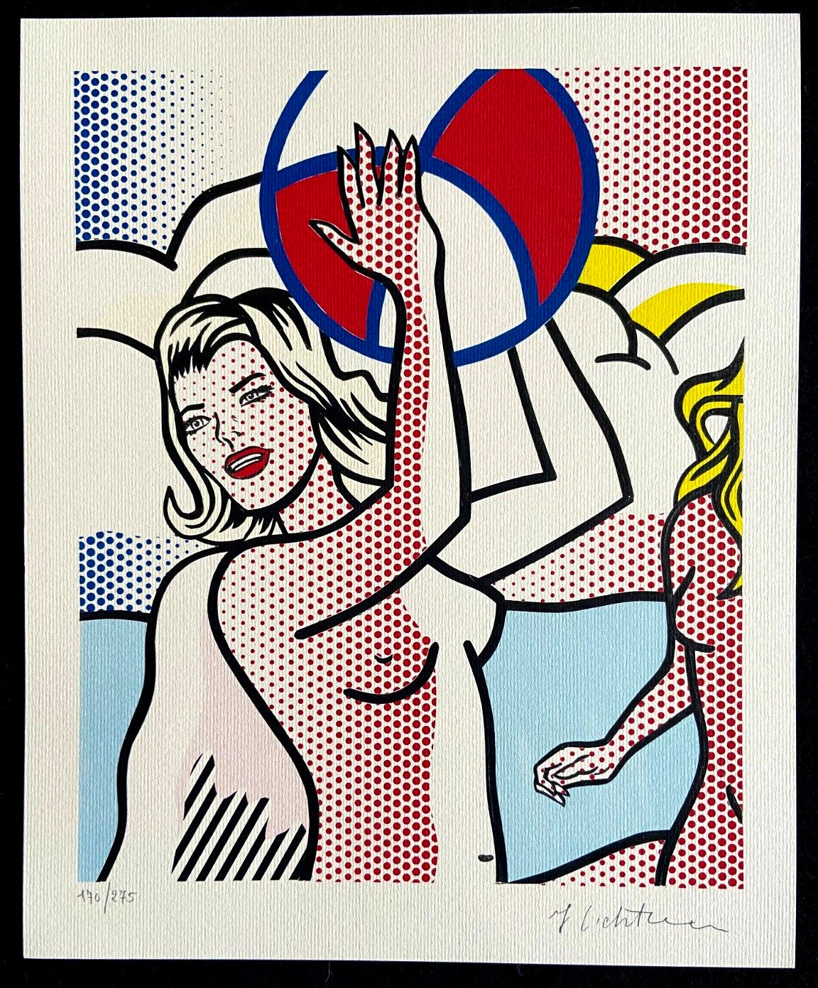 Roy Lichtenstein, Signed Coa Lithograph Limited Edition