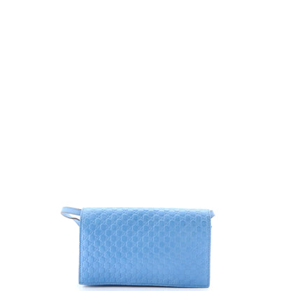 Gucci Wallet On Strap Microguccissima Leather