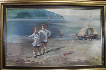 Giuseppe Solenghi (Milano) Original Painting Oil