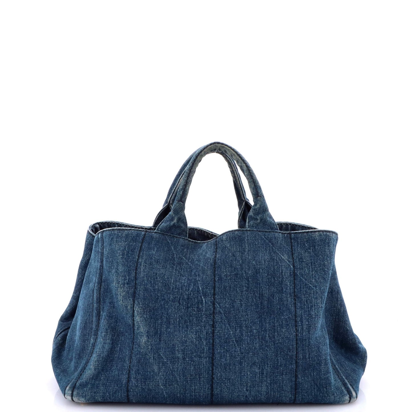 Prada Canapa Tote Denim Large