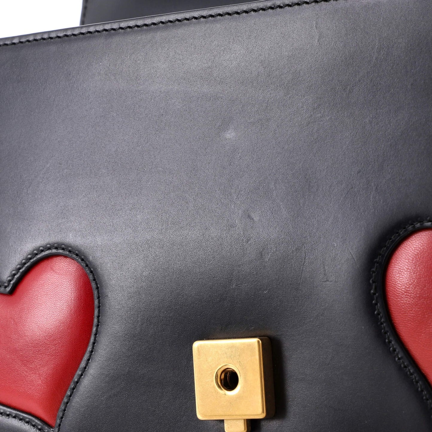 Gucci Marmont Chain Shoulder Bag Patchwork Leather Medium