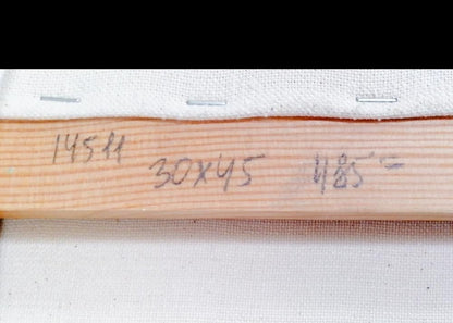 Sergey Avdeev (1984-) Russian Oil Painting "Departure" 2017 Signed, Framed