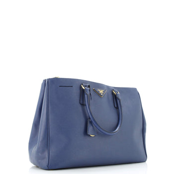 Prada Double Zip Lux Tote Saffiano Leather Large