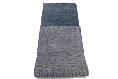 Modern Oriental Narrow Runner Rug Contemporary