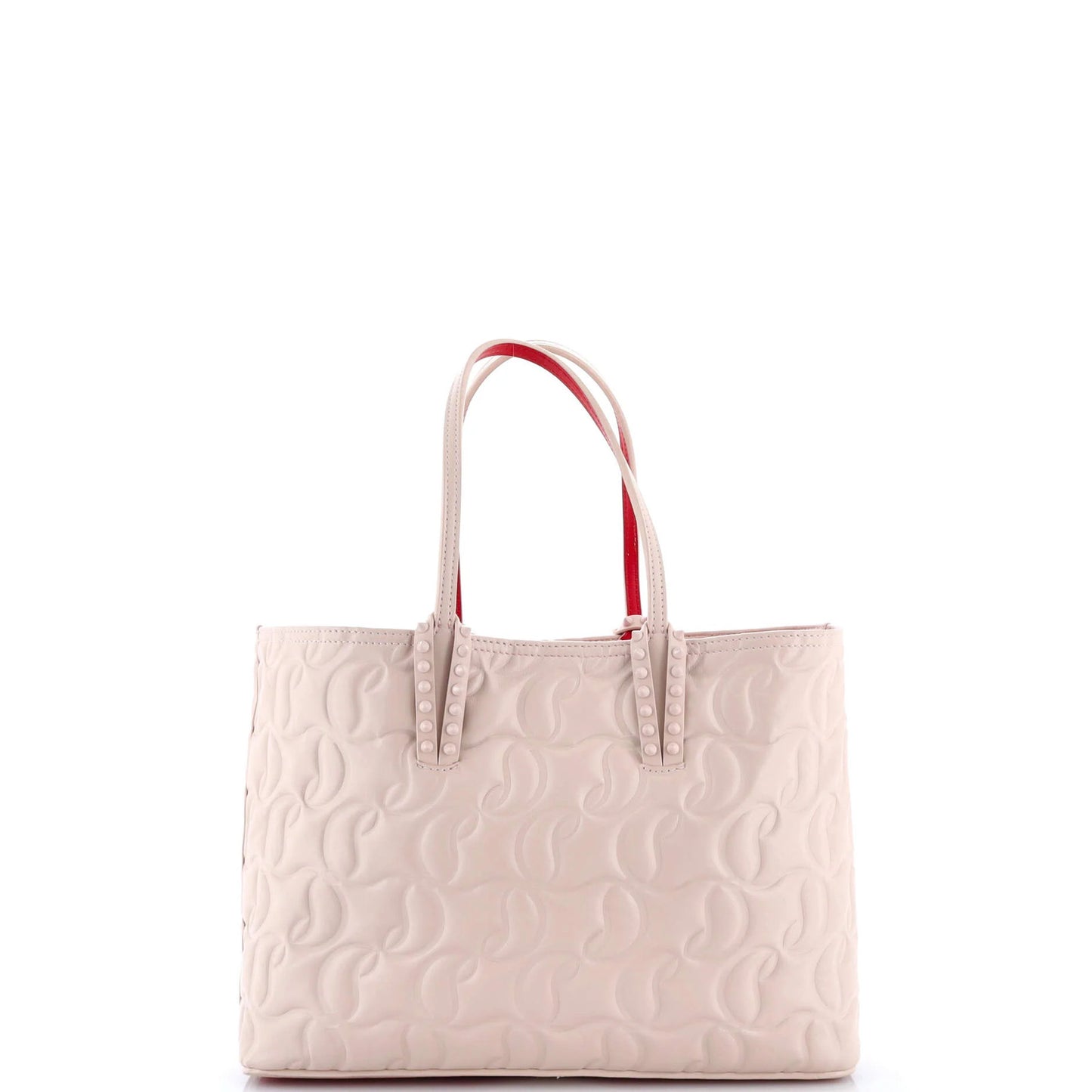 Christian Louboutin Cabata East West Tote Cl Embossed Leather Small