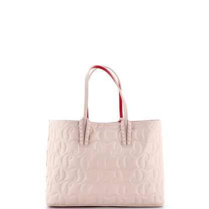 Christian Louboutin Cabata East West Tote Cl Embossed Leather Small