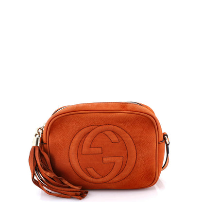Gucci Soho Disco Crossbody Bag Nubuck Small