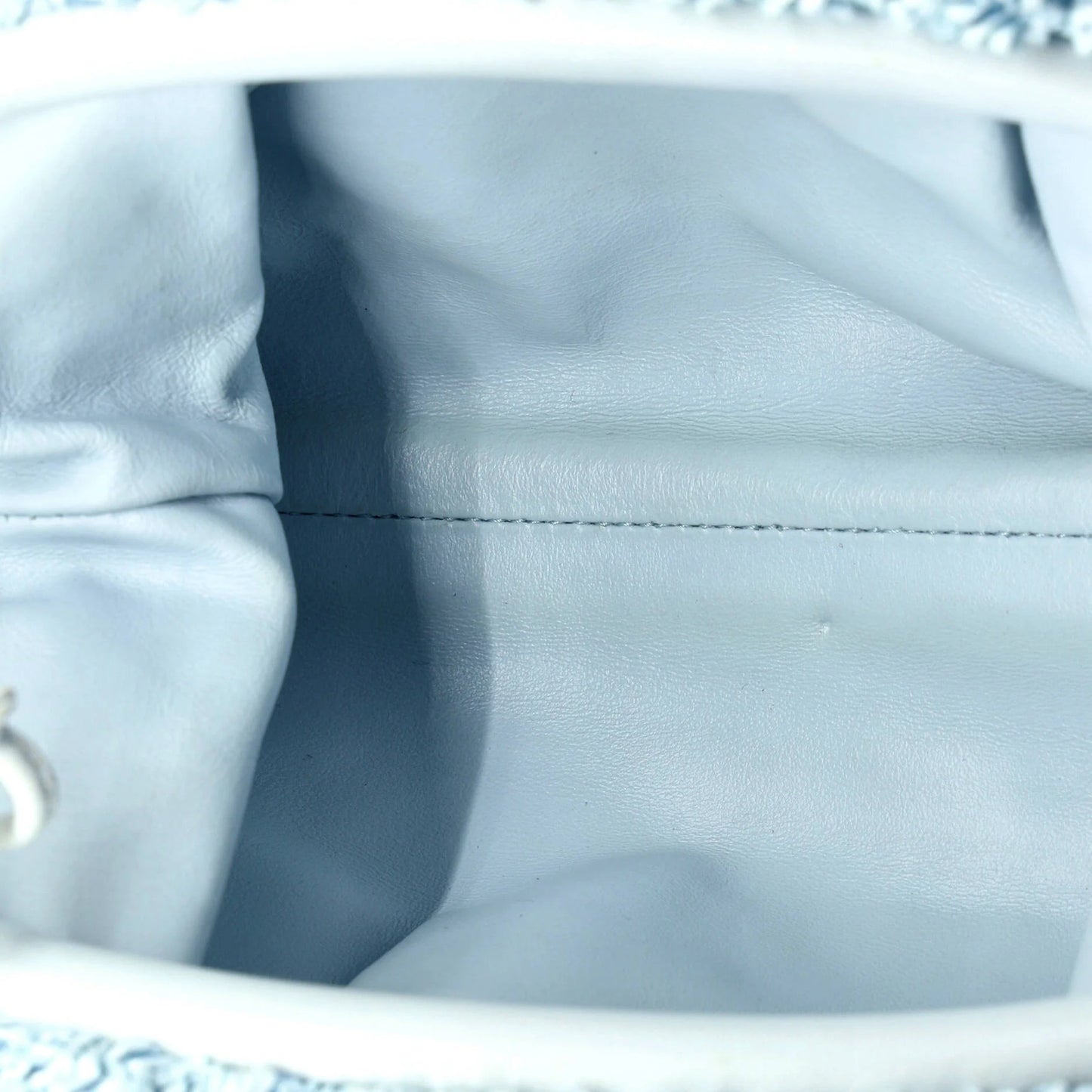 Bottega Veneta The Pouch Curly Raffia Mini