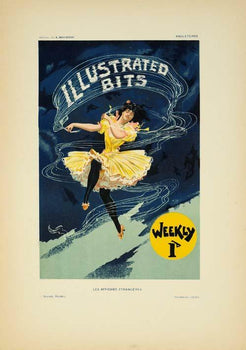 Original Vintage Poster Illustrated By Morrow For Affiches Etrangeres 1897