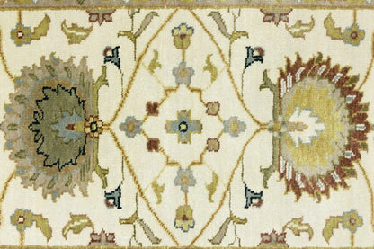 Hand-Knotted Peshawar Chobi Floral Oriental