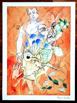 Francis Picabia Lithograph Coa Hand Numbered, Pencil, Stamped