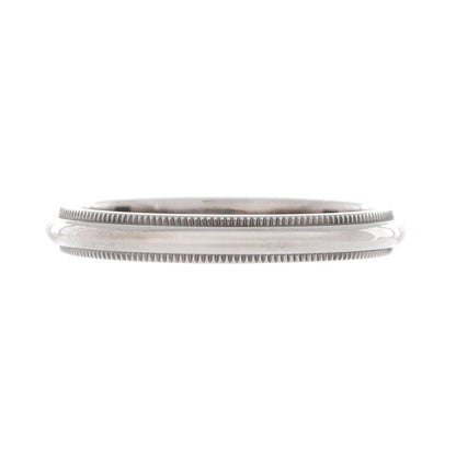 Tiffany & Co. Classic Milgrain Band Ring Platinum 3Mm