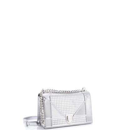 Christian Dior Diorama Flap Bag Cannage Embossed Calfskin Small