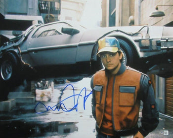 Michael J Fox Autographed 16X20 Photo 
