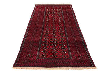 Hand-Knotted Vintage Style Tribal Geometric
