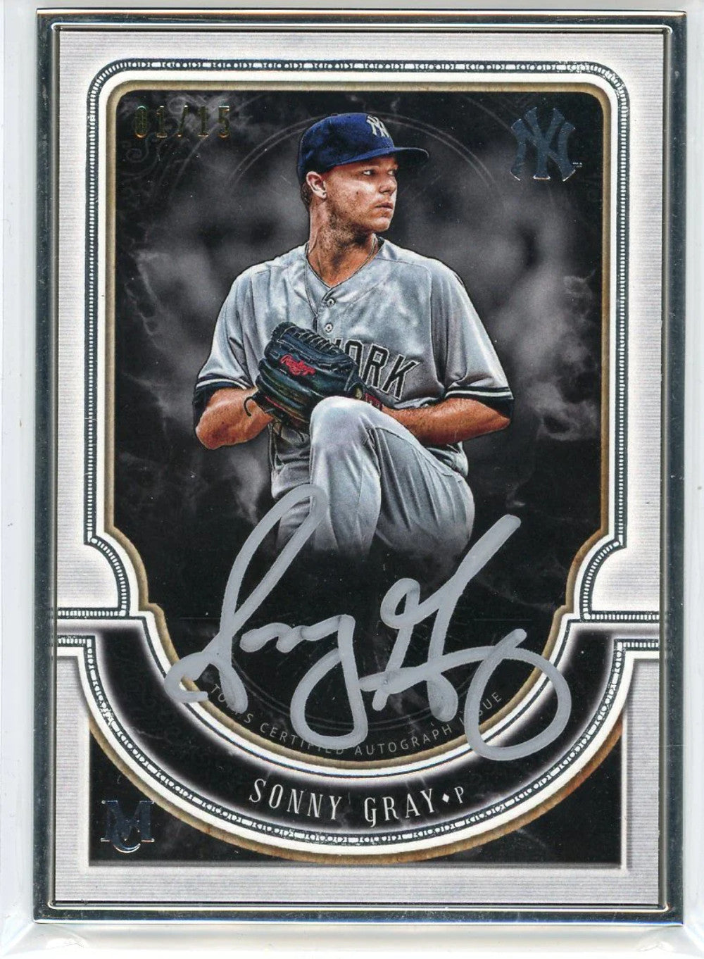 Sonny Gray Autographed 2018 Topps Museum Collection Framed Card #Mfa-Sg