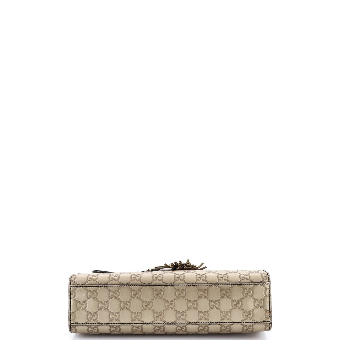 Gucci Emily Chain Flap Bag Guccissima Leather Medium