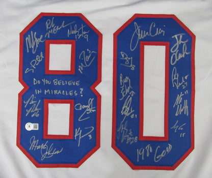 1980 Miracle On Ice Team Signed (18 Signatures)