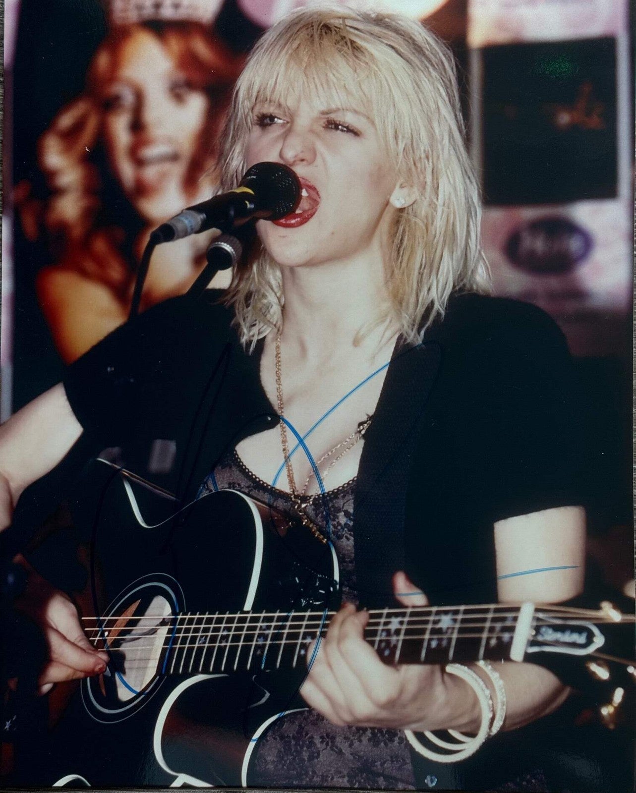 Courtney Love Autographed 8X10 Celebrity Photo