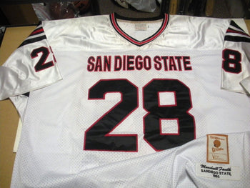 Marshall Faulk Sandiego Jsa/Coa Official Licensed