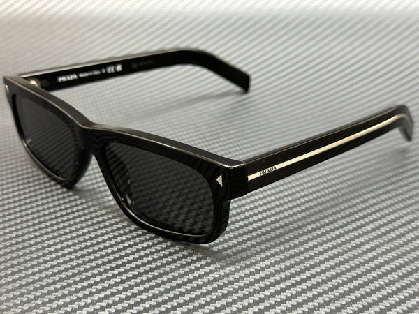 PRADA PR B11S 16K731 Black Dark Grey Men's 55 mm Sunglasses
