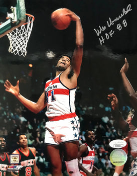 Wes Unseld Autographed Washington Bullets 8X10 Photo (Jsa)