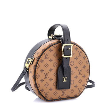 Louis Vuitton Petite Boite Chapeau Bag Reverse Monogram Canvas