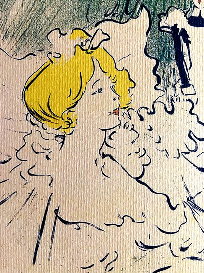 Henri De Toulouse-Lautrec Lithograph 1952 Signed Coa Published
