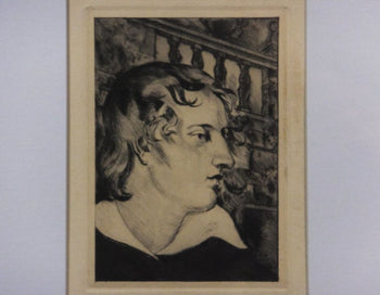 Clement Serveau Signed Drypoint Etching 