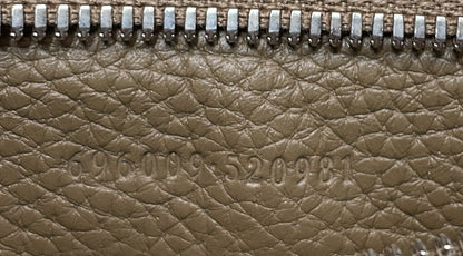 Gucci Zip Messenger Bag Jumbo Gg Embossed Leather Medium