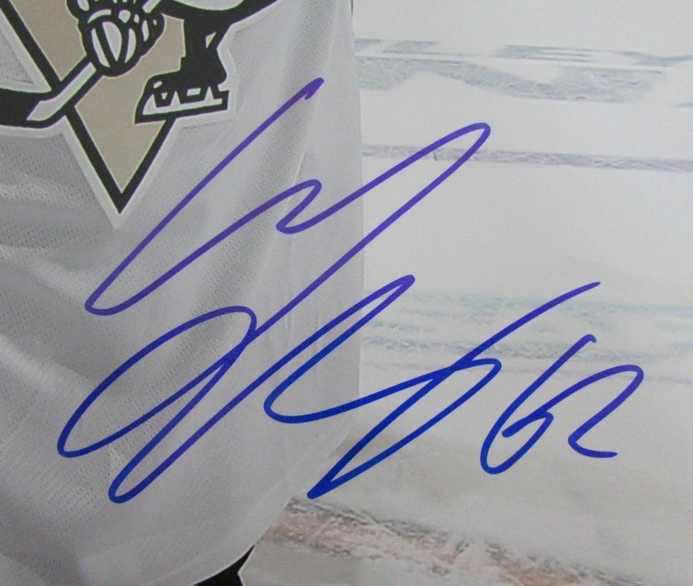 Carl Hagelin Penguins Stanley Cup Autographed/Signed 16X20 Photo Jsa 133761