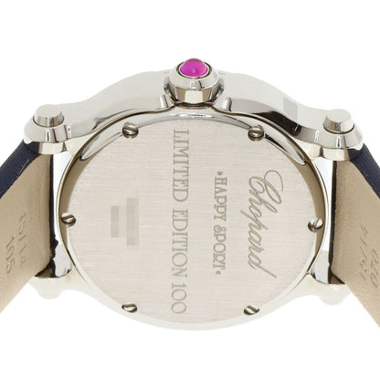 x Chopard Happy Sports 3P Diamond Watches 27/ 8509 Stainless Steel/ Satin