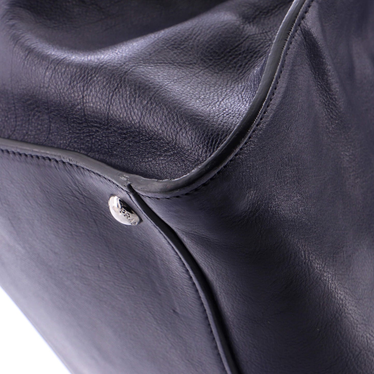 Prada Twin Pocket Convertible Tote Leather Medium