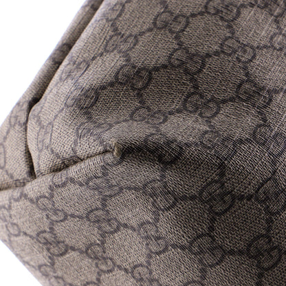 Gucci Plus Tote Gg Coated Canvas With Leather Large