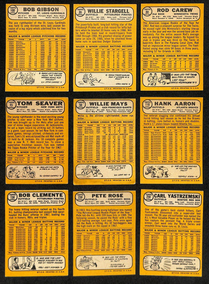 1968 Topps Baseball Card Complete Set (1-598)